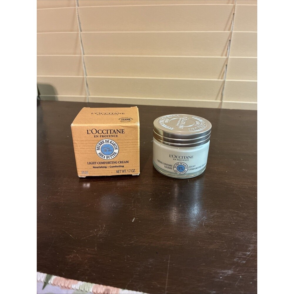 L'OCCITANE 5% Shea Butter Light Comforting Cream 50ml/1.7oz New Foil Sealed $44